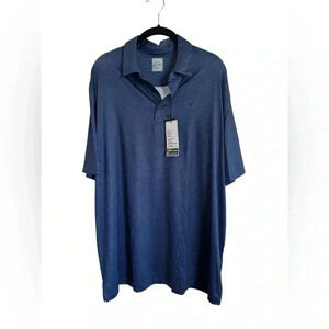 Callaway Opti-Dri Men's Golf Polo Shirt Stretch UPF 50 Blue Stripe  Size L